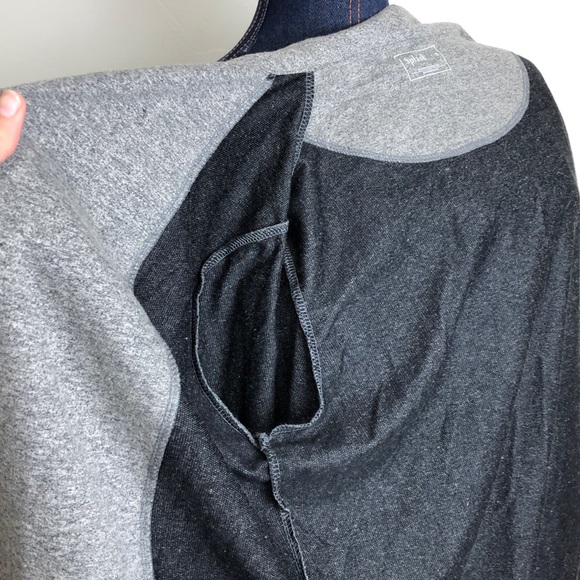 SPLASH Long Gray Sweater Cardigan w Long Sleeves - Picture 6 of 8